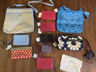 Brand New Coach Variety Of Wallets, Coin Purses, Card Wallets, Purses Etc 