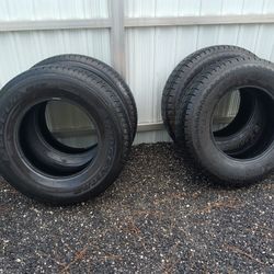 Four (4) Tires, 245/75 R17.