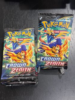 Pokémon Crown Zenith Booster Packs