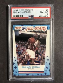 Michael Jordan 1989-1990 fleer psa.