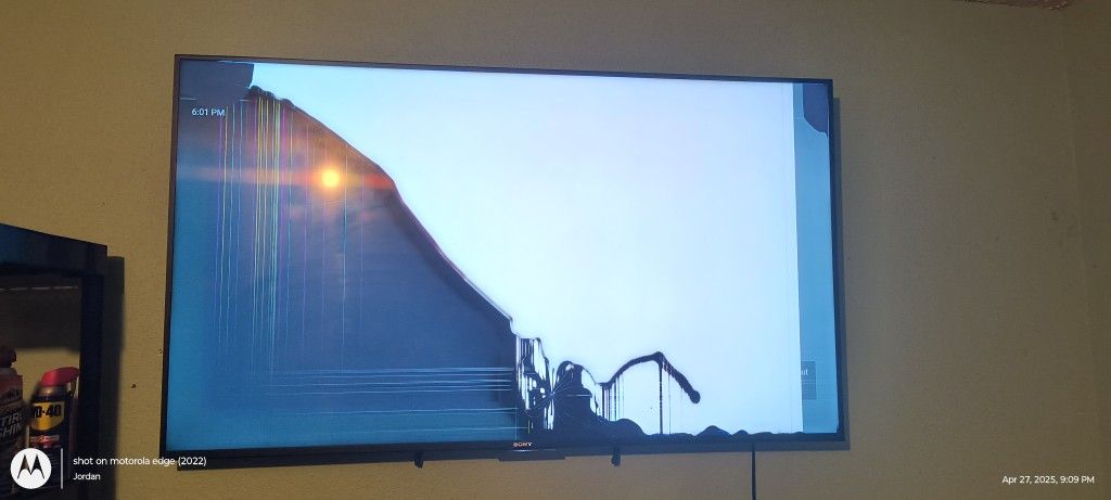 65" TV Broken