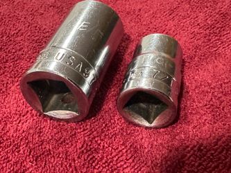 2pcs GRANCO 7/16" 12 POINT 3/8” Drive Socket - 1/2" Drive Spline Socket, 5/8"   Granco Industries 2SS26 | 3/8" Drive Spline Socket, 5/8", #20, Regular