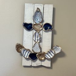Handmade Nautical Oyster Anchor Art 