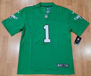 Jalen Hurts Kelly Green Philadelphia Eagles Jersey 
