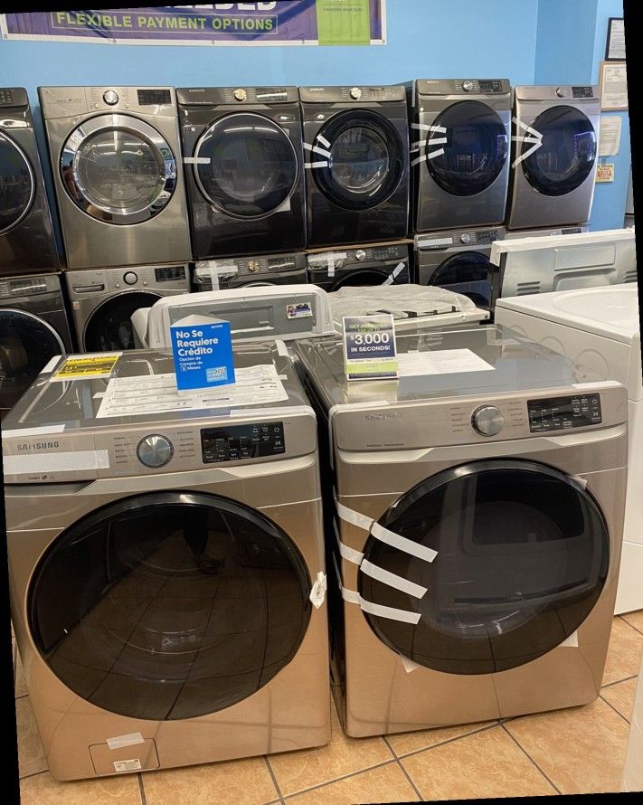 Samsung Champagne Washer And Dryer