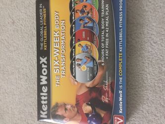 Kettle worx workout dvd with 10lbs kettlebell