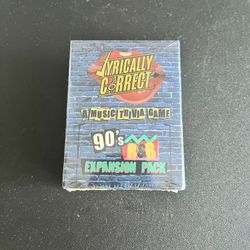 NEW Lyrically Correct 90's R&B Expansion Pack Music Trivia Card Game