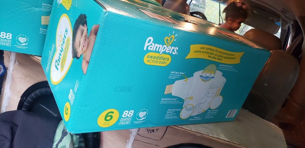 BRAND NEW DIAPERS SIZE 6