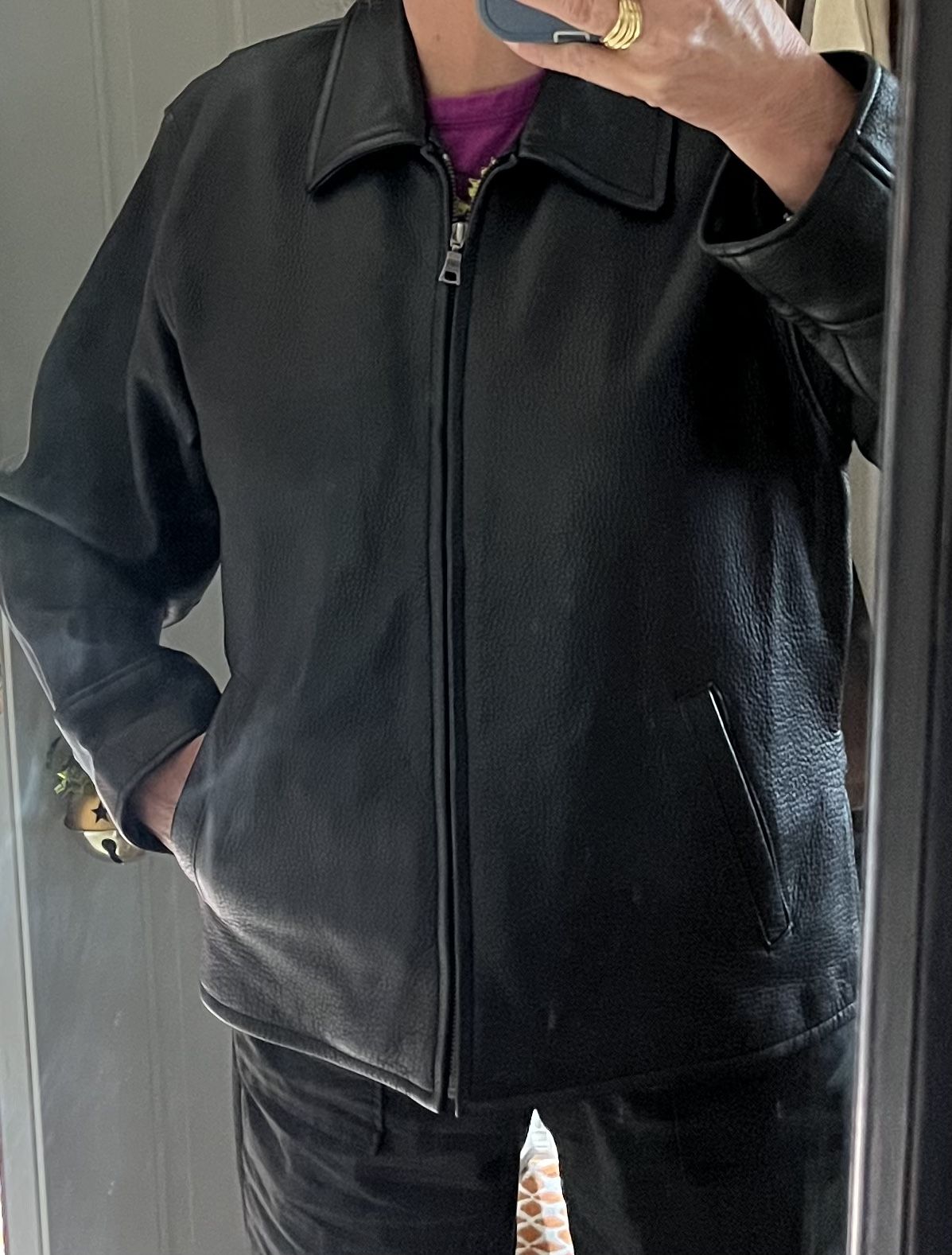 Eddie Bauer Leather Jacket for Sale in Newark, DE - OfferUp