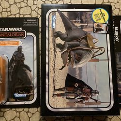 Star Wars Vintage Collection Blurrg Box, Mandalorian Figure