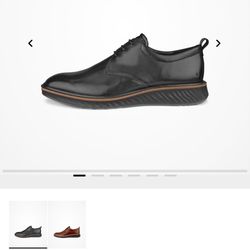 Men's Leather Derby Shoe ECCO St.1 Hybrid