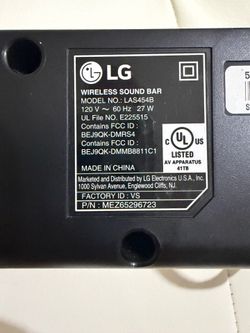 Subwoofer LG soundbar