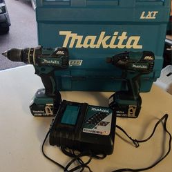 Makita drill and impact kit