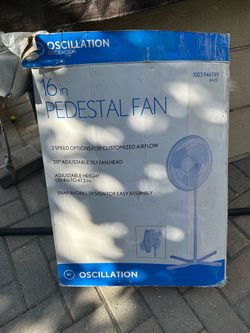 Pedestal Fan 16 in