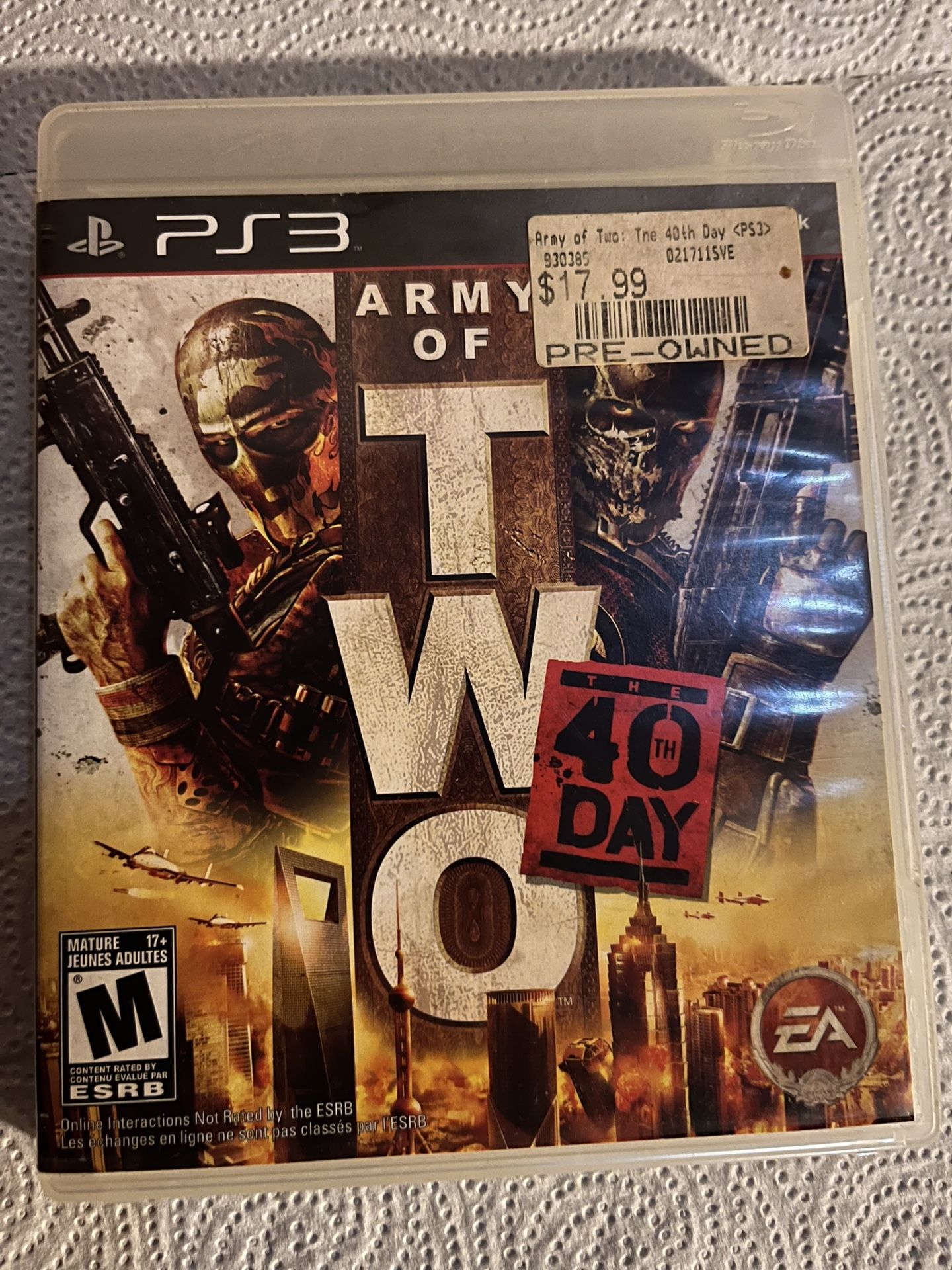 Army Of Two 40th Day (PS3)