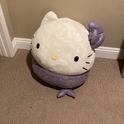 Mermaid hallow, kitty plushy pillow