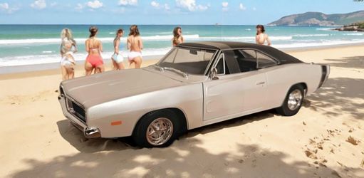 Maisto Special Edition Diecast 1969 Dodge Charger R/T Pearl White 1:18 New Diecast Car