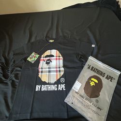 Black bape t shirt 