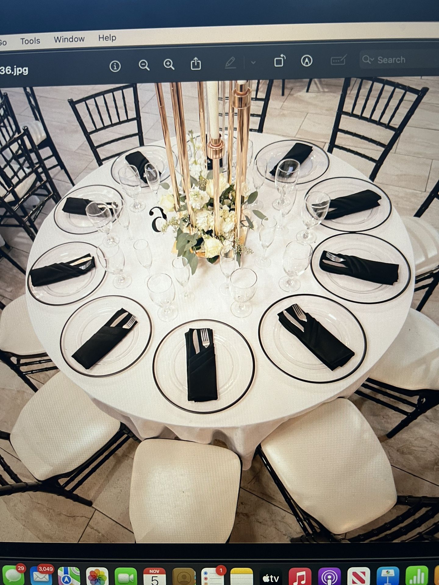 Charger Plates With Black Rim