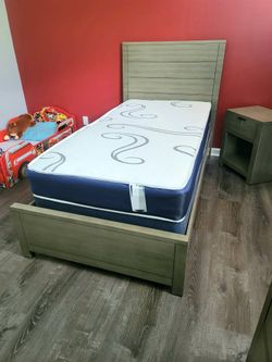 NEW TWIN-SIZE MATTRESS AND BOX SPRING - 2PC