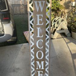 4 Ft Welcome Sign 