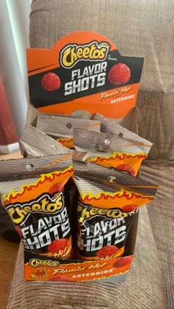 Box of asteroids Cheetos