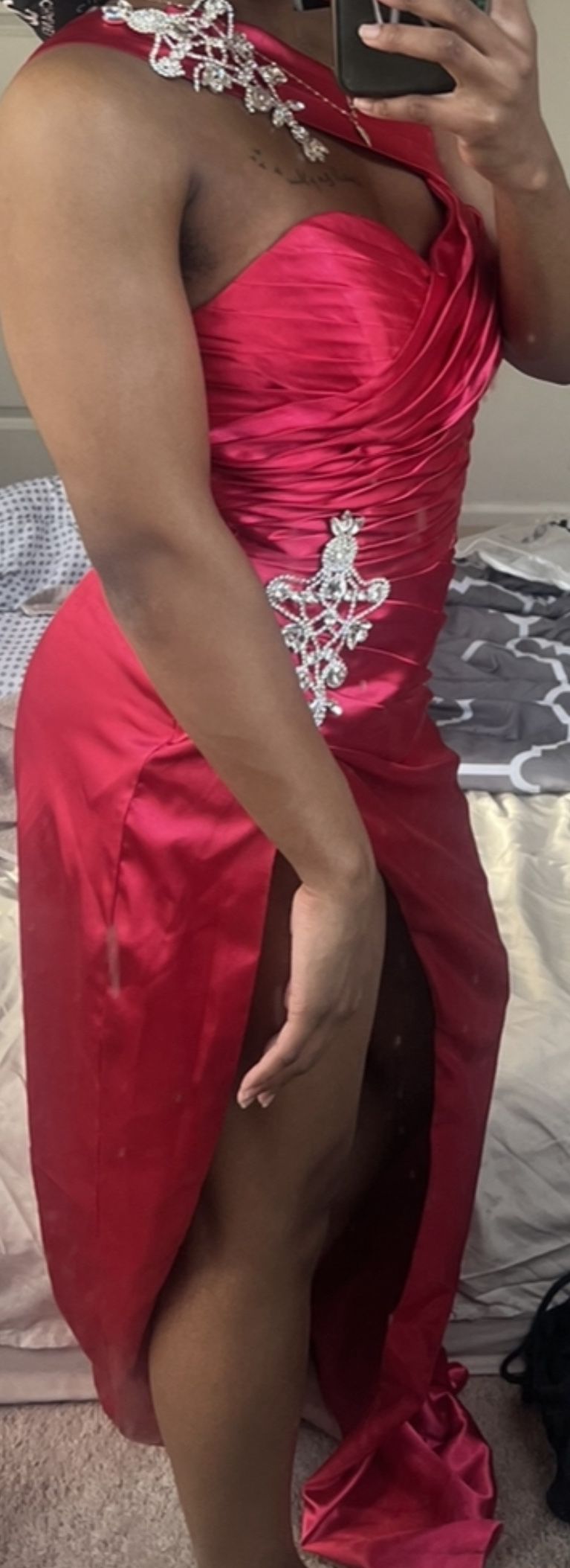 Sexy dress with slit