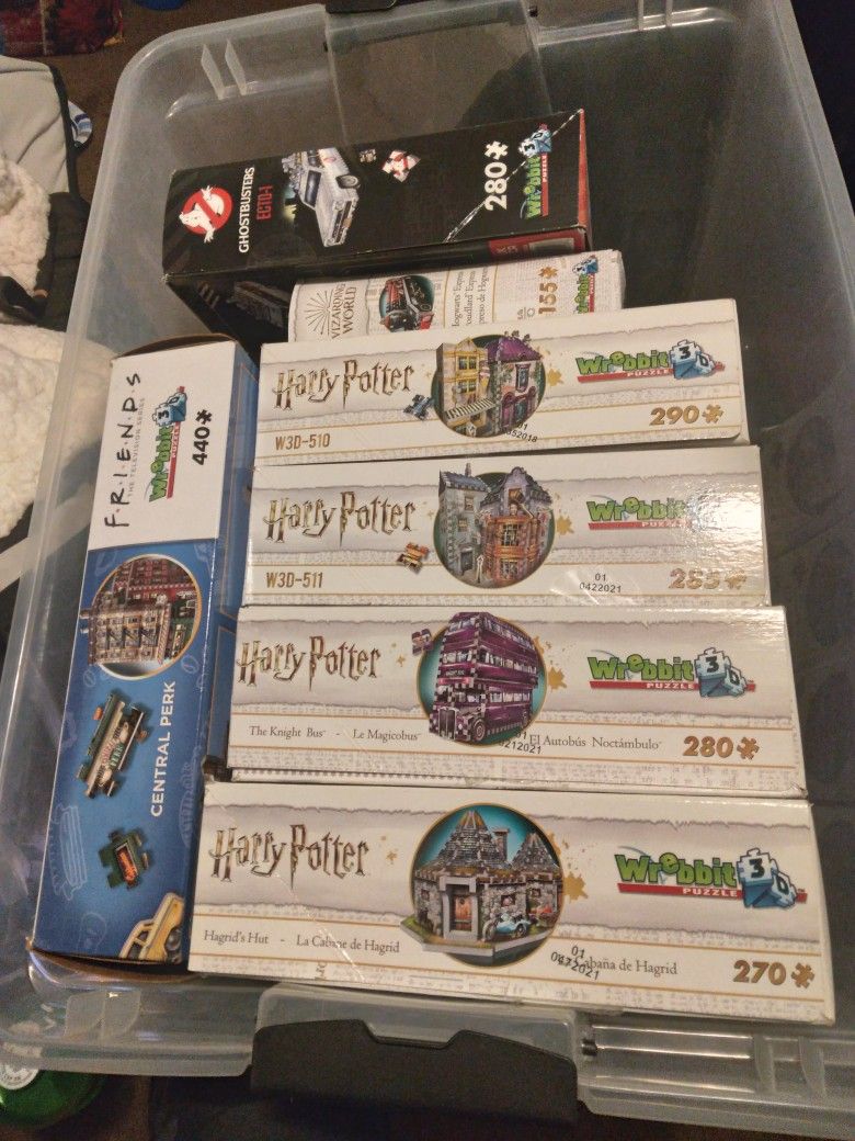 Harry Potter 3d Puzzles &friends 3d Puzzle & GHOSTBUSTER 3D PU7ZZLE 