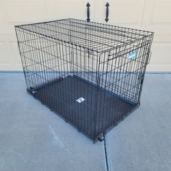 Dog Kennel Cage 42 X 28 X  30 With Cover
