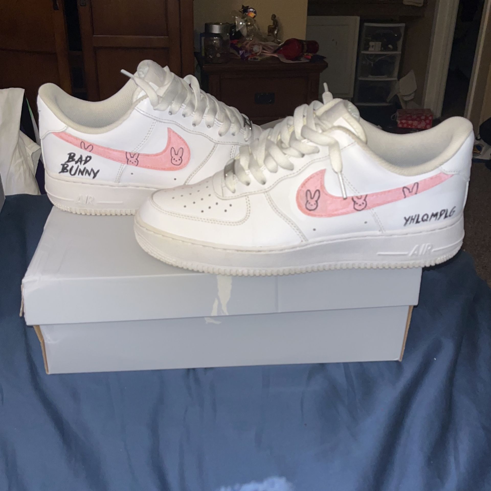 air force size in mens bsf bunny customs af1