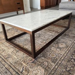 West Elm Marble Coffee Table
