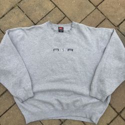 Vintage Nike Center Swoosh Spellout Crewneck Sweatshirt