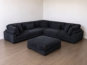 Sofa seccional negro