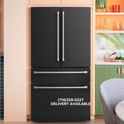 NEW GE CAFE, 4 DOOR FRENCH DOOR REFRIGERATOR 