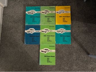 1988 Toyota repair manuals