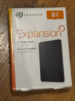 Seagate-Expansion Portable 2TB-Black-New
