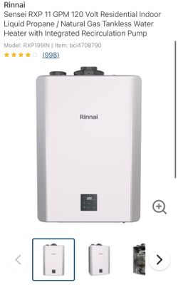Rinnai RXP199iN Tankless Water Heater – New in Box