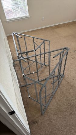 Queen size mattress and bed frame