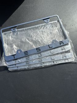 Tesla Oem License Plate Frame