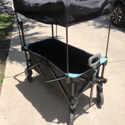 Kids Pop up Wagon With Sun Shade Summer Fun