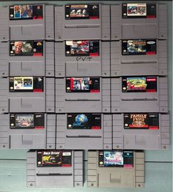 Super Nintendo SNES Game $5 each
