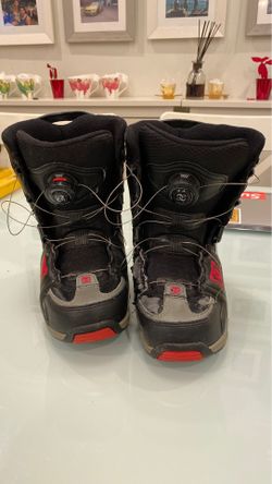 DC kids size 5k snowboard ski boot boa system