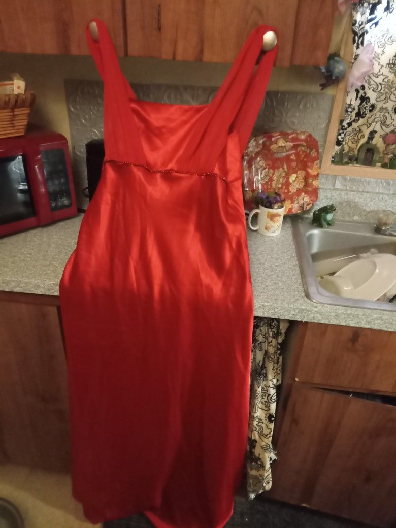 Beautiful Shiny Red Dress
