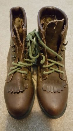 Dan Post toddler lace up boots