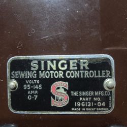 Singer Sowing Machine - Singer 329K