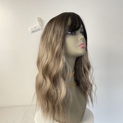 WIG. NO01173 (16-18 inch)adjustable elastic band.