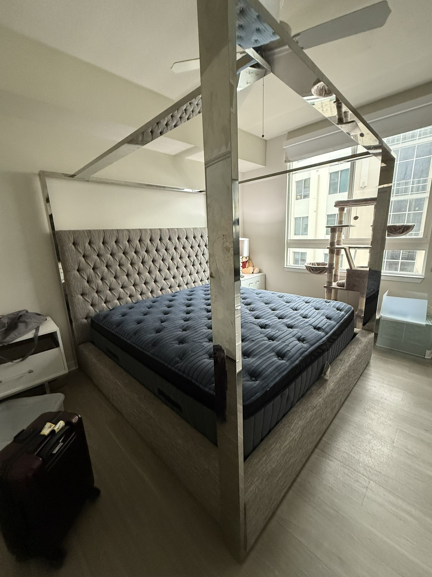 King Canopy Bed Frame