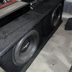 Skar Audio Dual 12” Subwoofers COMPLETE SETUP