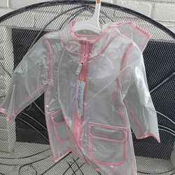 Baby girl rain coat size 12 month