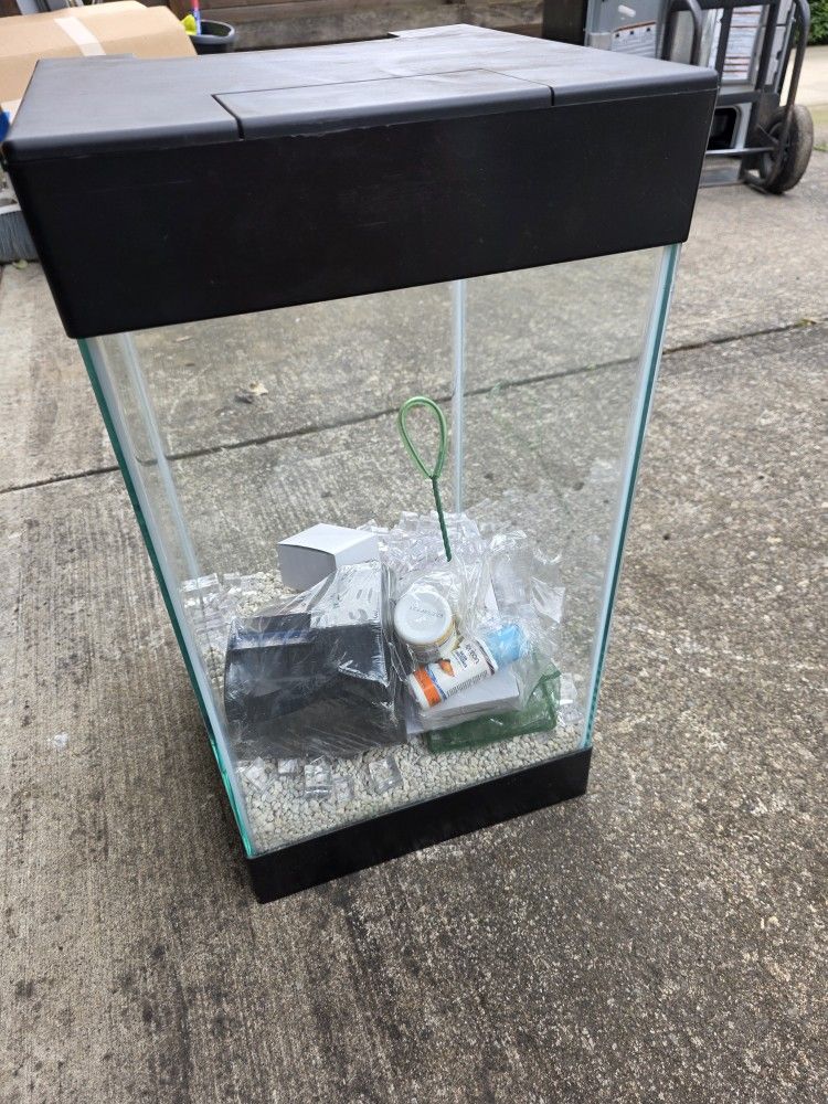 Fish tank.